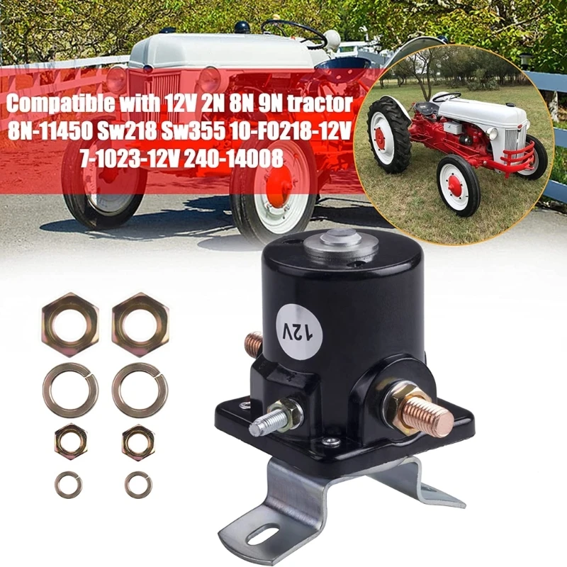 

New Electrical Solenoid Relay Replacement for 12Volt Ford2N 8N 9N Tractors