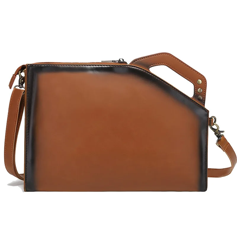 Мужская кожаная сумка-клатч в стиле