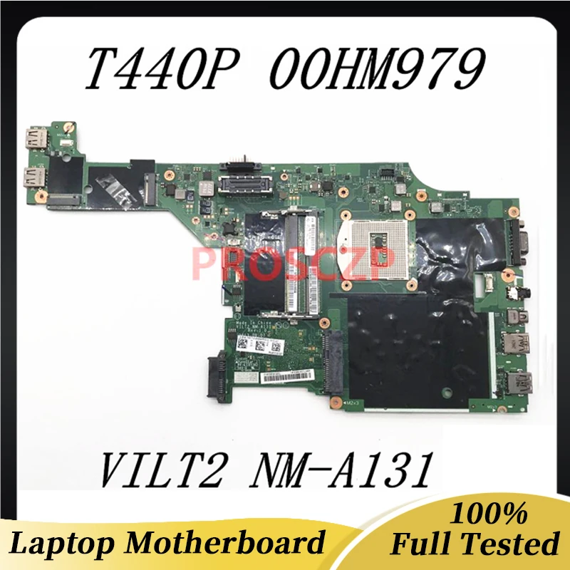 Бесплатная доставка, Высококачественная материнская плата для ноутбука Lenovo T440P VILT2, материнская плата для ноутбука 00HM979, 100% Полная работа
