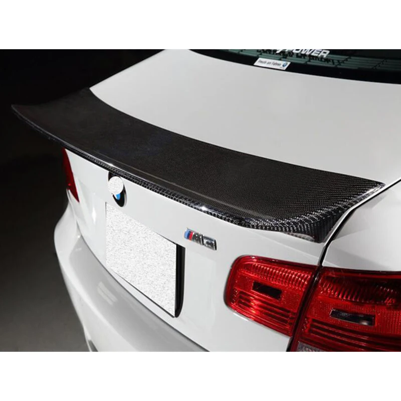 

For Real Carbon Fiber Spoiler Accessories E92 Coupe BMW 3 Series CAR Trunk Rear Lip Tail Wing LP STYLY Refit 2005-2013 Year