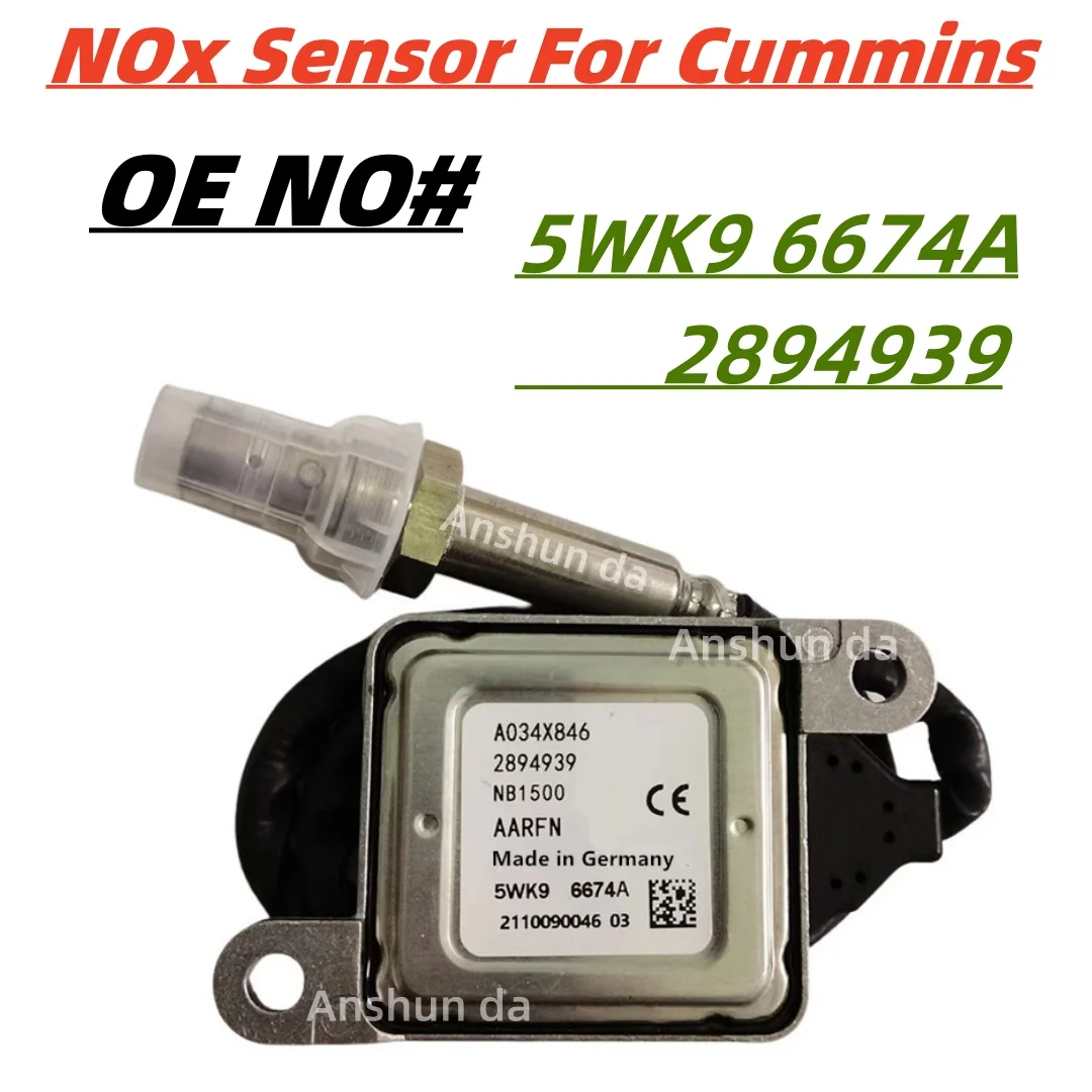 5WK96674A 2894939 A034X846 Датчик NOX для Cummins датчик оксида азота кислорода азота/для