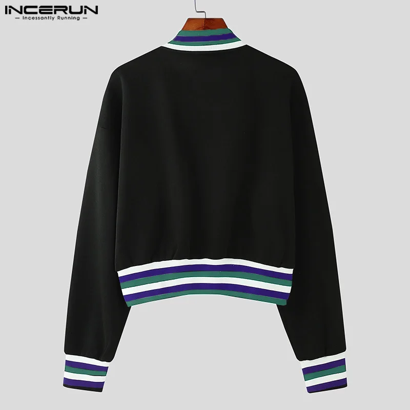 Мужские повседневные теплые пальто INCERUN топы с длинными рукавами и