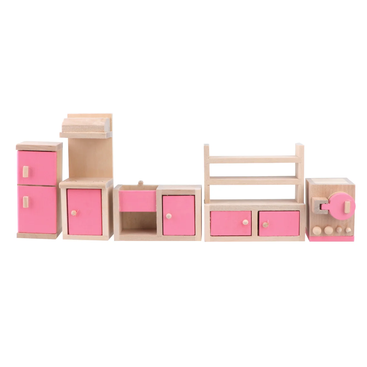 

DIY Mini House Props Miniature Furniture Houses Wooden Restaurant Baby Girl