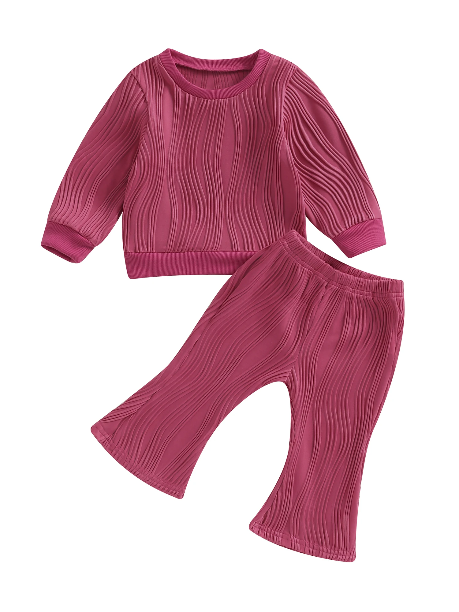 

Очаровательный осенне-зимний комплект одежды для маленьких девочек с милым рисунком, пуловер с длинным рукавом и спортивные брюки, наряд для маленьких девочек