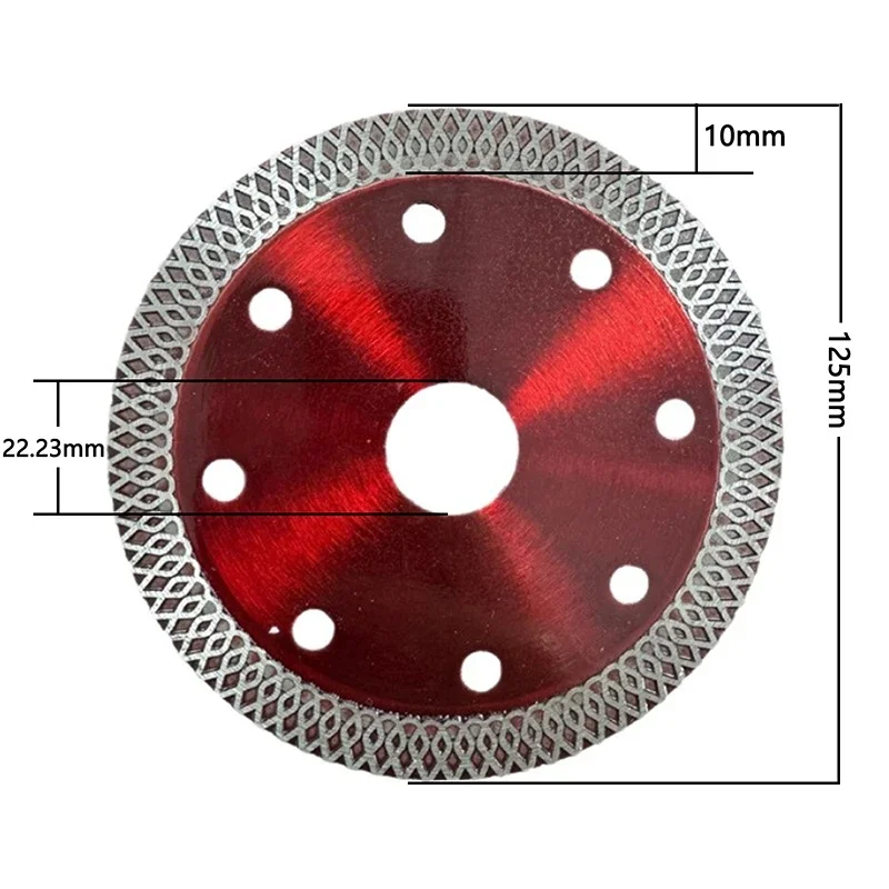 

105/115/125 мм алмазный диск для сухой резки, фарфоровая керамическая плитка, турбо, тонкие диски для керамогранита для мраморной машины, угловая шлифовальная машина