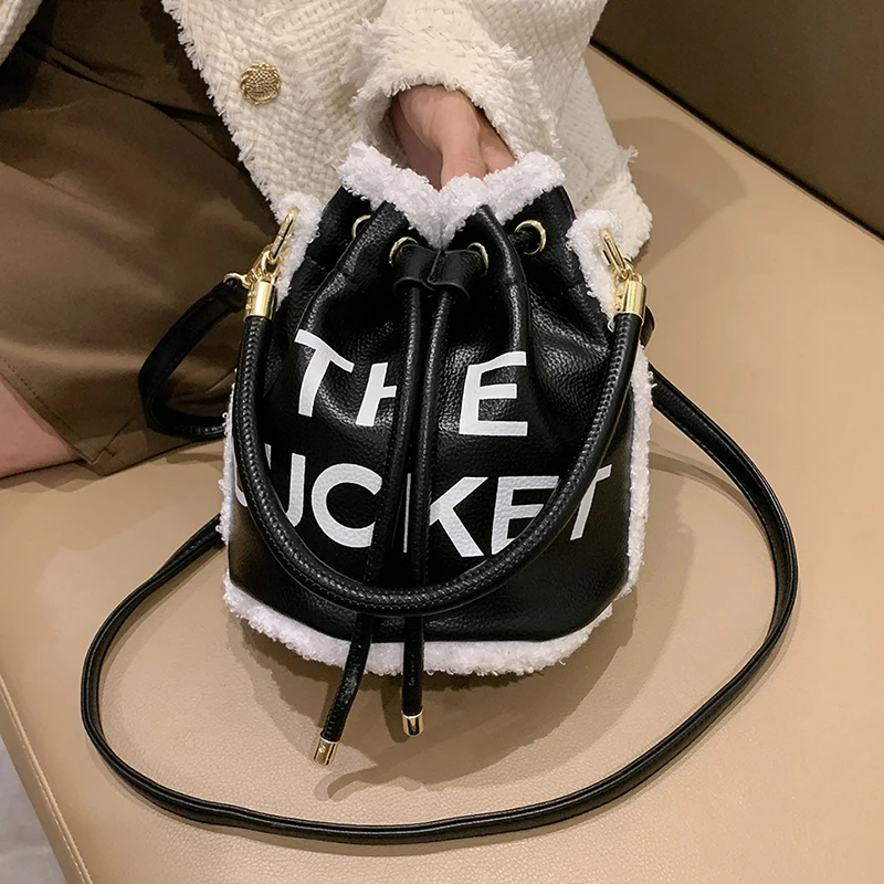 

Luxury Designer Bucket Bag for Women 2022 Trend Fashion Small Hand Crossbody Bags Female Sling Shoulder Handbags High Quality