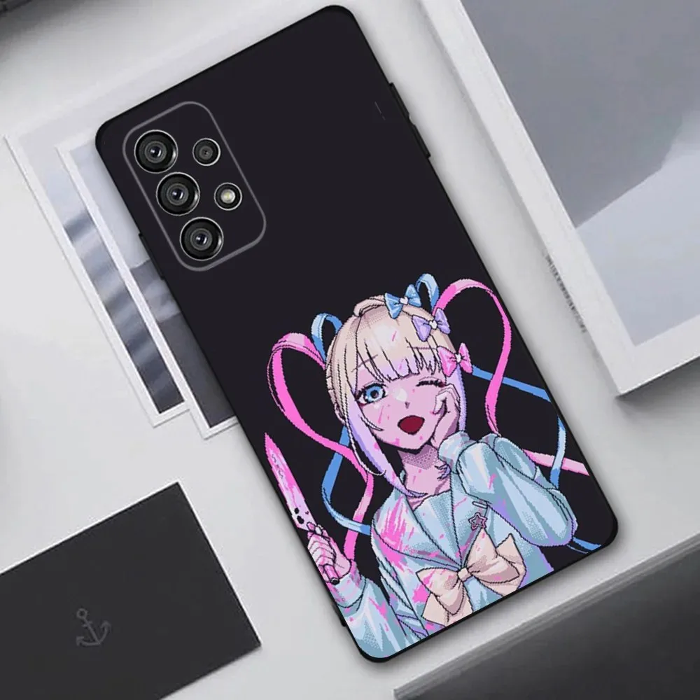 Чехол для телефона Game N-Needy Girl Overdose Samsung Galaxy A20 A21s A22 A31 A32 A52 A53 A72 73 A80 A91 Мягкий черный