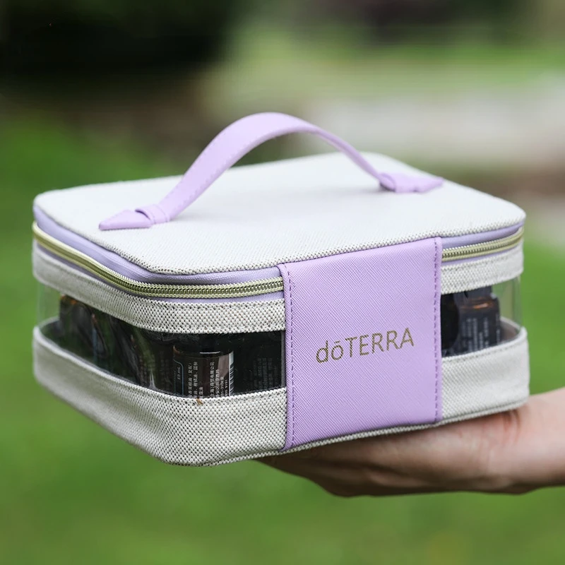 

20 Slots 15ml Essential Oil Case for DoTERRA Travel Aromatherapy Storage Carrying Case Essential Oil Bottles Hanging Organizer