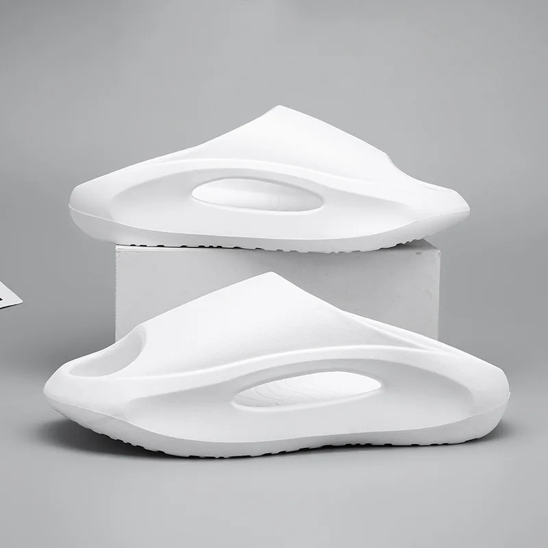 Мужские Нескользящие кроссовки на толстой подошве уличные сандалии из ЭВА