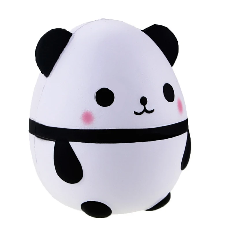 Küçük/büyük boy Kawaii Panda yumurta yavaş yükselen simülasyon hayvan yumuşacık oyuncak Anti stres rahatlatıcı yumuşak sıkmak oyuncaklar hediyeler