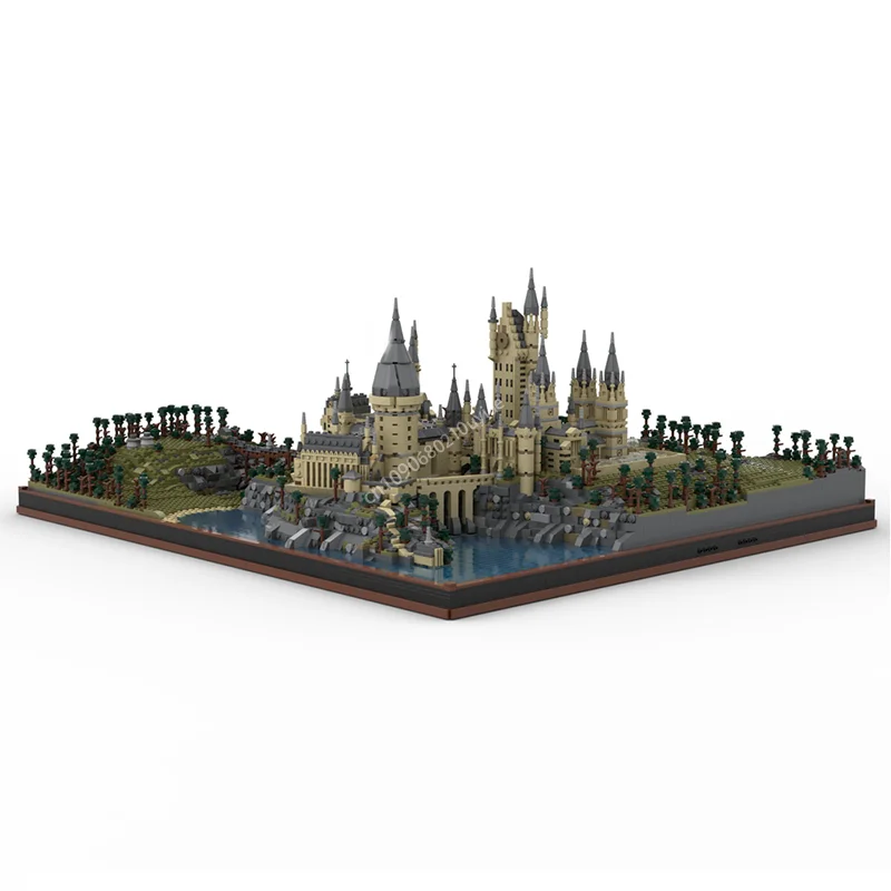 11726 шт. Moc Hogwarts Castle Epic Build модульные строительные блоки Diy креативная детская