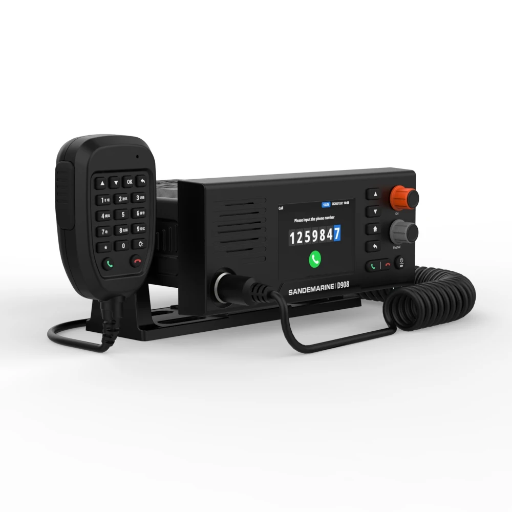 

Marine UHF RadiTelephone D908 Marine Transceiver Walkie Talkie Ships Intercom Telephone Mobile Radio