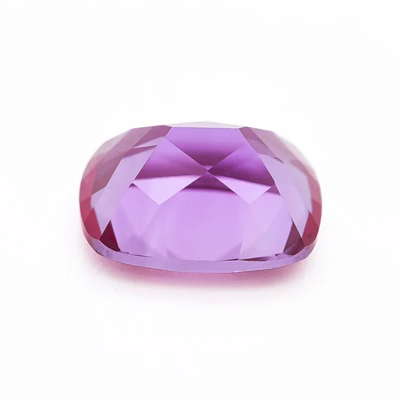 Выращенный в лаборатории александрит прямоугольная подушка изменение формы