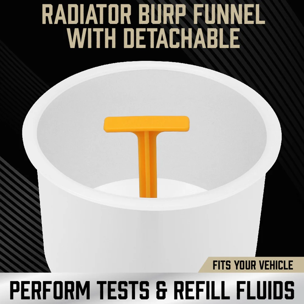 

15PCS/Set Car Radiator Coolant Filling Funnel Kit Spill Proof Cooling System Tool Filling Funnel Spout Pour Oil Tool