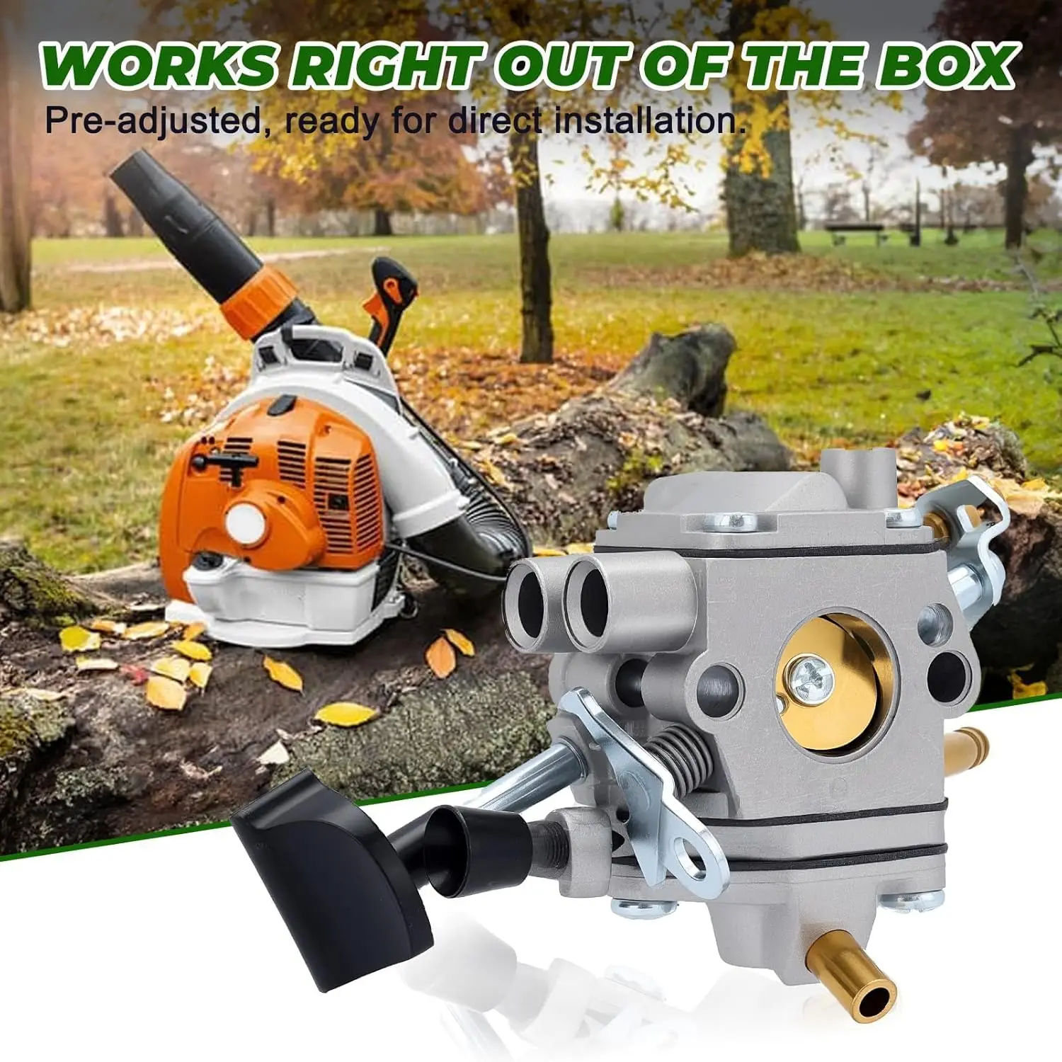 Фото Комплект карбюратора для Stihl BR600 BR500 BR550, замена Zama C1Q-S183, для ранцевых воздуходувок №5