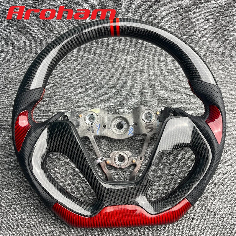 

Aroham высококачественный руль из углеродного волокна для Kia K3 K2 Rio Ceed Cee 'd Cerato 2012 2013 2014 2015 2016 2017