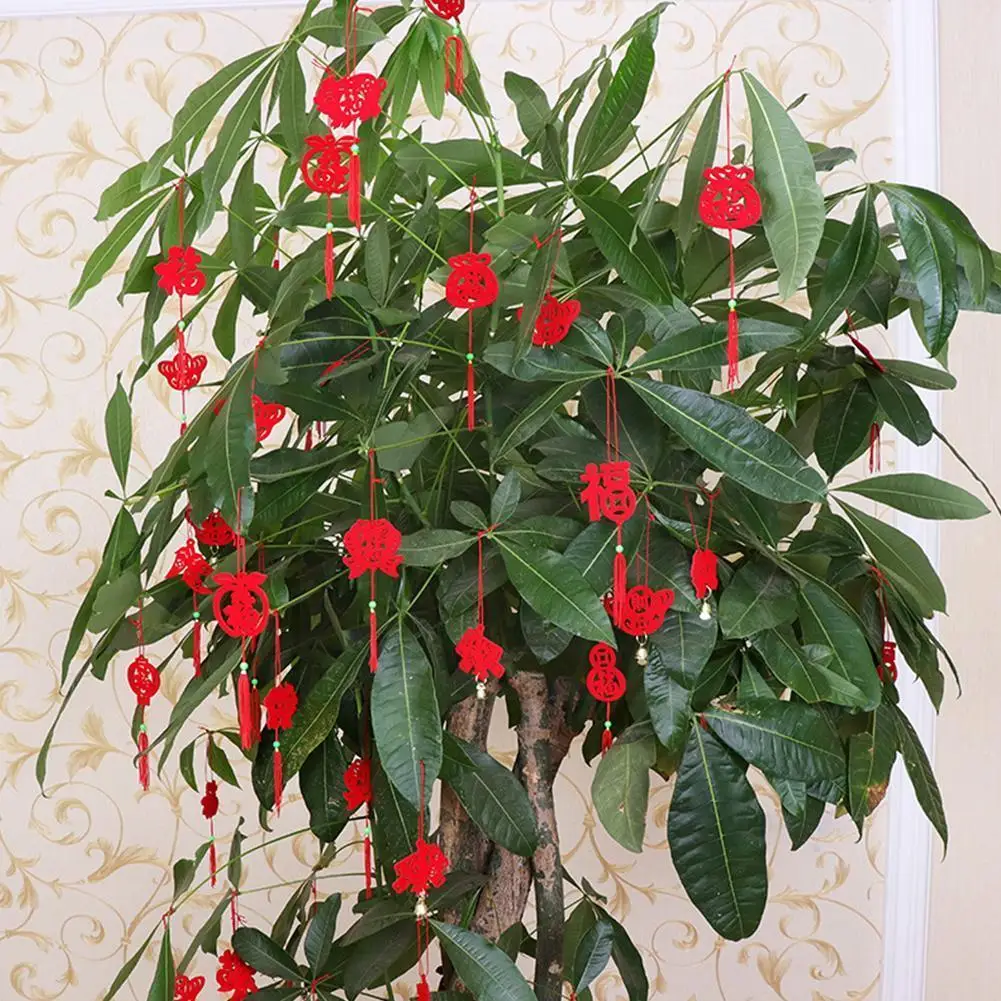 

Праздничные украшения для сцены, макет китайского новогоднего дерева, украшение для весеннего фестиваля, подвеска бонсай J4U2