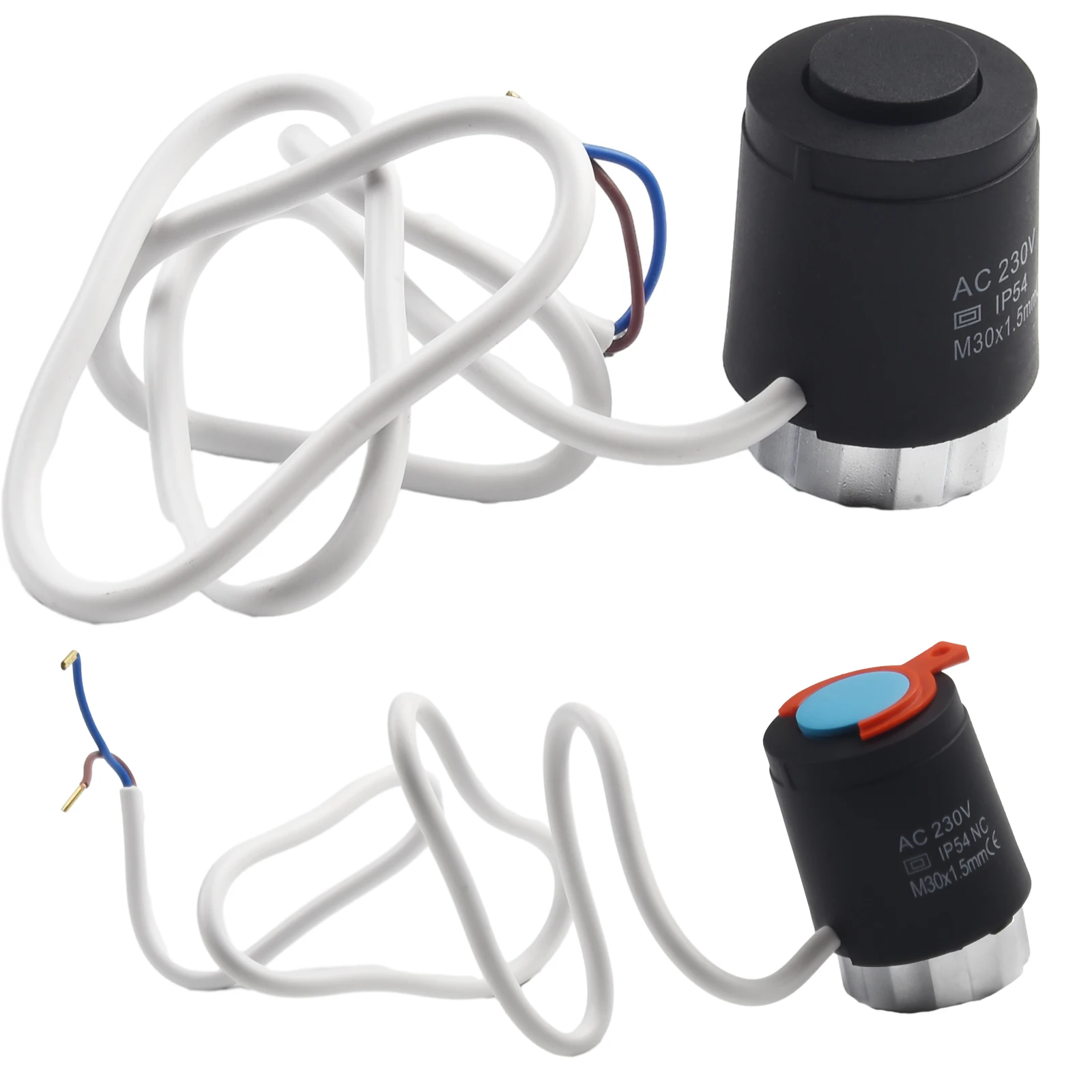 Привод подогрева пола белый термостатический привод из АБС-пластика коллектор