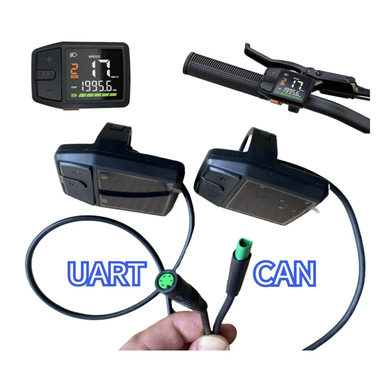 For E-Bike MID Motor Display LCD Mini Color Screen Instrument M600 G510 BBS0102 HD DZ41 Protocols