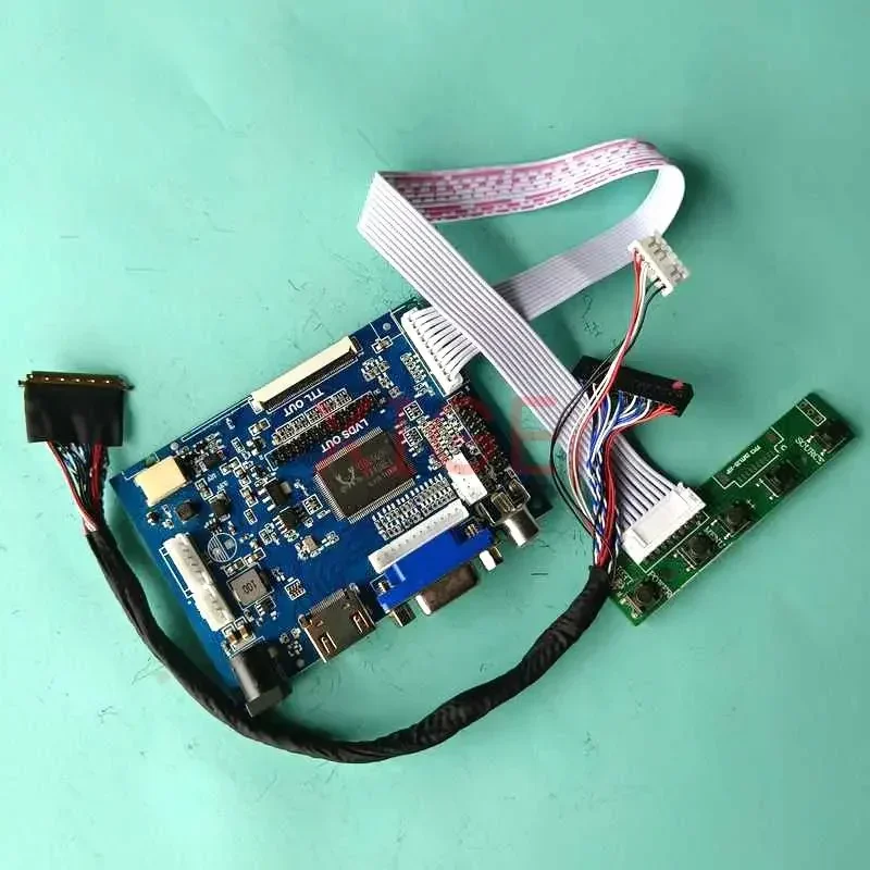 Плата контроллера для планшетов совместимая с hdmi-pin LVDS 801 дюйма 15 6x1366 VGA 2AV