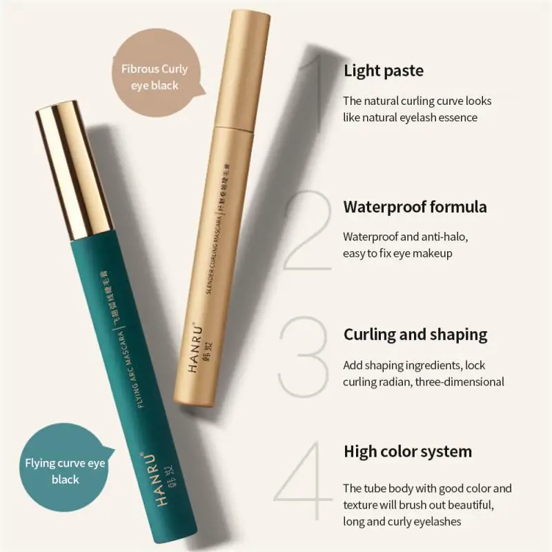 

Eyelash Binding Sweat Resistant Not Easy To Spotting Natural Lashes Explosive Mascara Curled Long-lasting