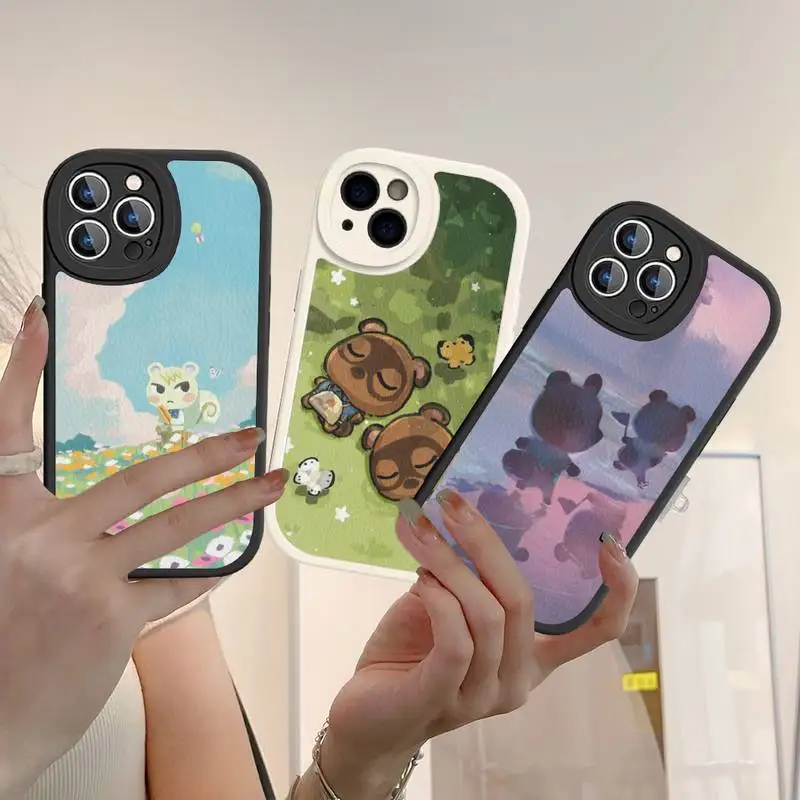 

Animal Ccros-sing Phone Case Hard Leather For iPhone 14 13 12 Mini 11 14 Pro Max Xs X Xr 7 8 Plus