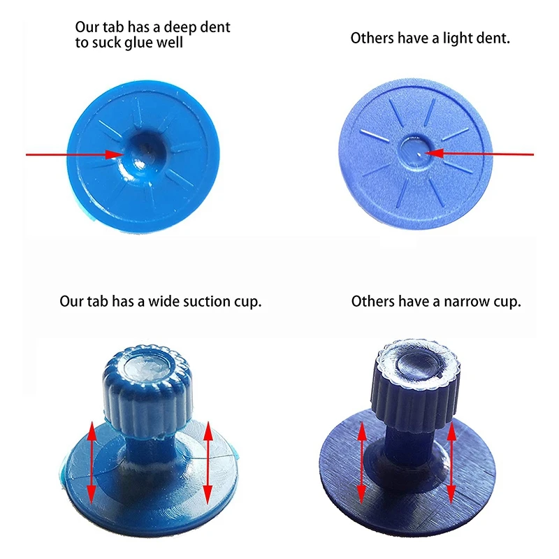 180 шт. вкладки для удаления вмятин без покраски