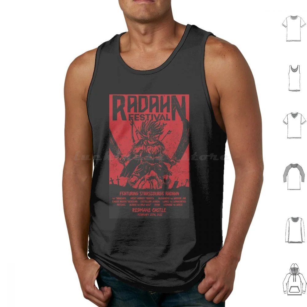 

Radahn Festival Tank Tops Vest Sleeveless Dark Souls Elden Ring Elden Ring Radahn Festival Radahn Festival Melina Malenia Game