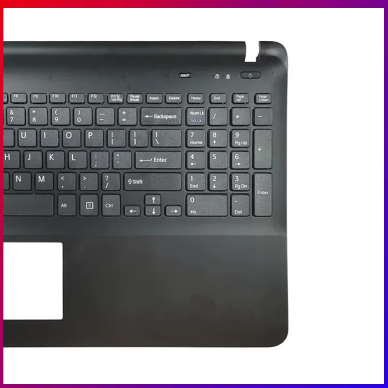 Клавиатура для ноутбуков VAIO FIT15 SVF15 SVF152 SVF153 SVF15E SVF154 SVF152C29V (американскаяиспанскаябразильская раскладка), верхняя часть корпуса (пальмрест) (art.: 3920dc855a651) - 3920dc855a651