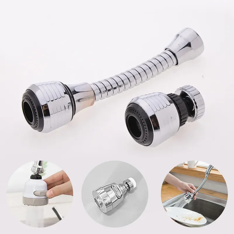 

Degrees Flexible Rotatable Faucet Extender Stainless Steel Faucet Kitchen Faucet Extension Tube Water Tap Water Filter