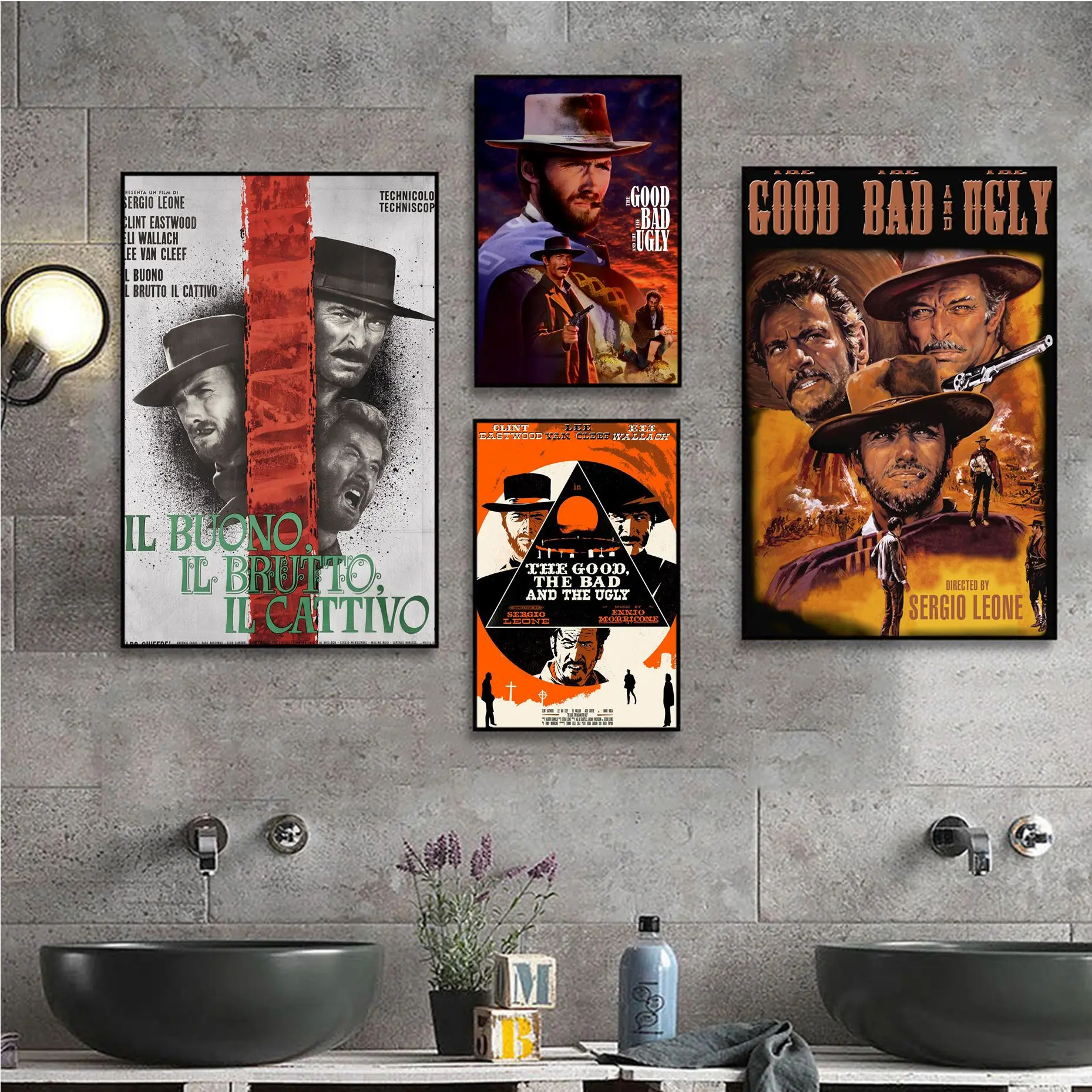 

The Good, The Bad And The Ugly Classic Movie Vintage Posters Sticky Vintage Room Home Bar Cafe Decor Kawaii Room Decor