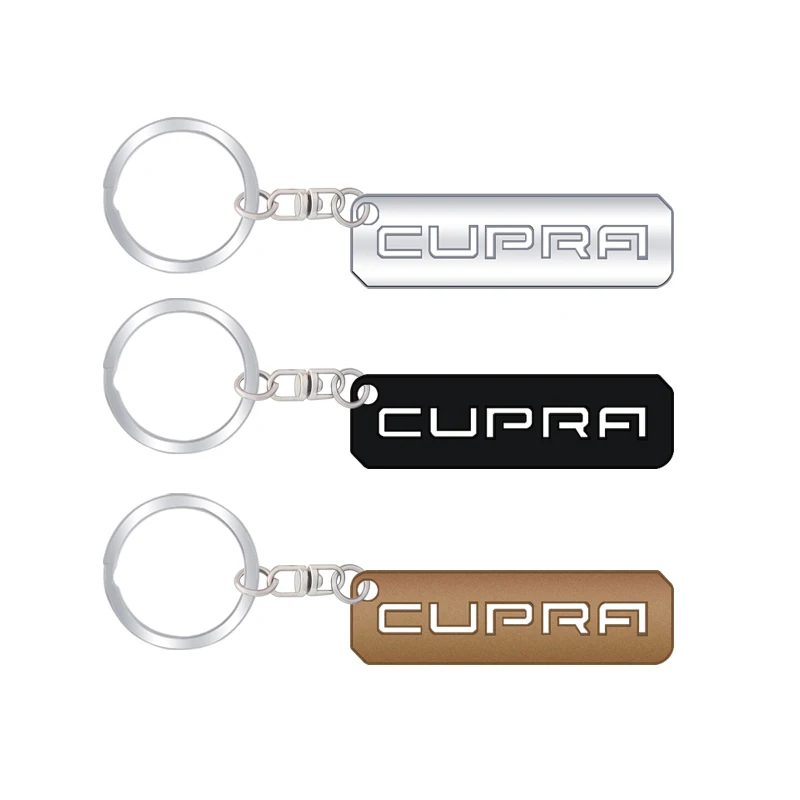 

NEW For Cupra IBIZA LEON Mii Altea Arona Born Formentor Car Keychain 3D Key Ring Chain Holder Emblem Accessories