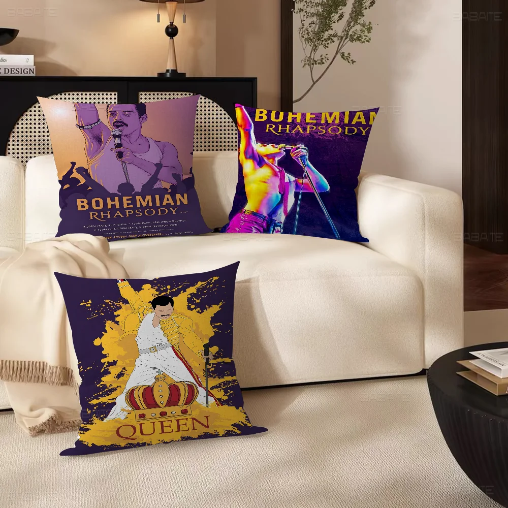 Queen F-freddie Musical Cushion Cover Pillowcase Upholstery Sofa Throw Pillow Home Decor Pillowcas