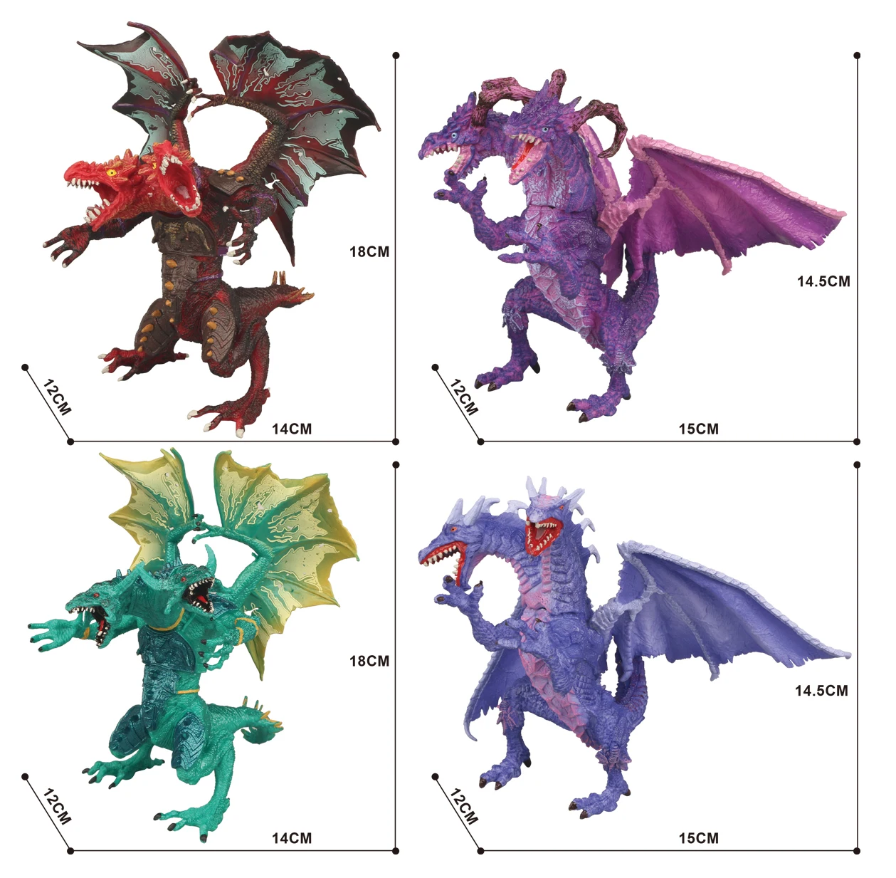 

Big Size Dragon Rhaegal Toy Plastic Viserion Toys Model Figures Kids Boy Gift Lord Ring