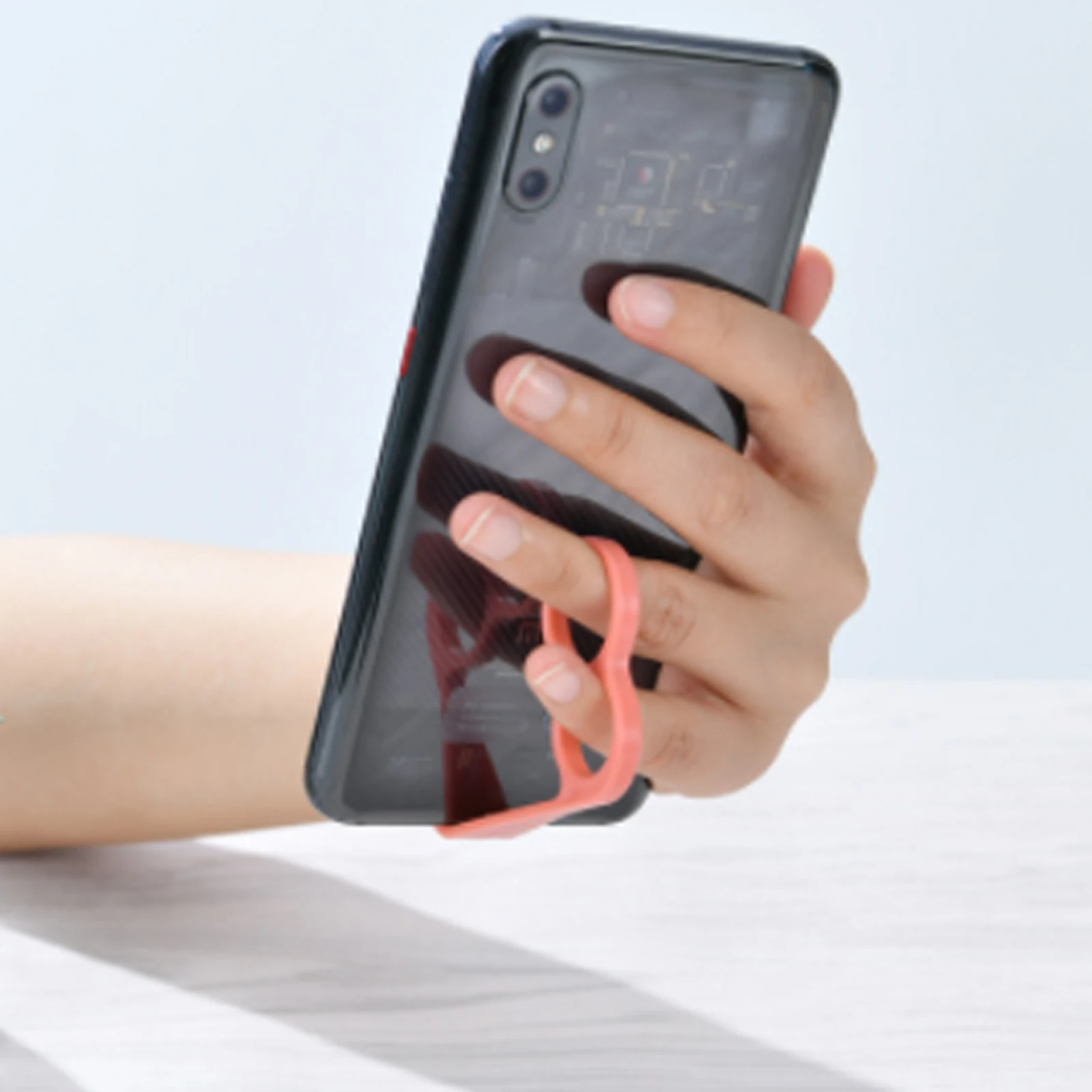 Flexible Finger Ring Phone Holder Stand,Phone Finger Holder,Artifact Multi-Function Holder Ring,no Need to Paste