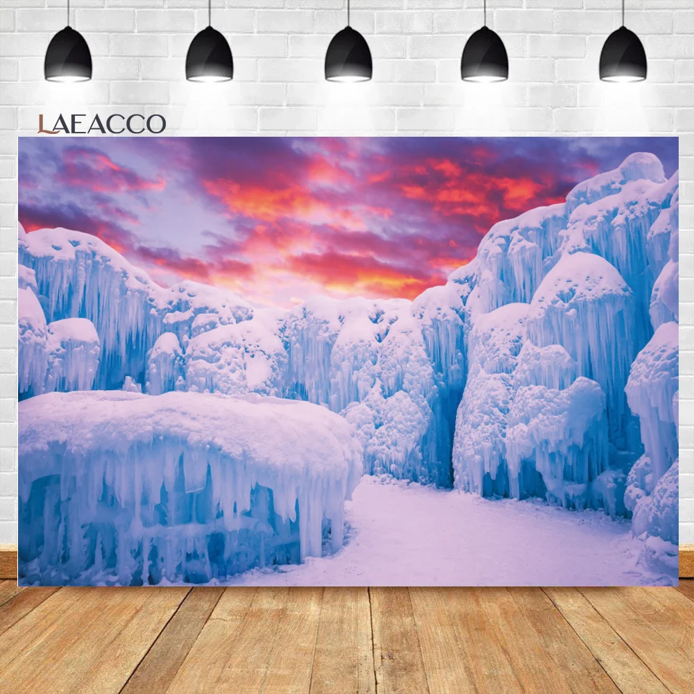 

Laeacco белый снег горы фон Сумерки Антарктический Айсберг пейзаж ледник дикая природа Полярный портрет фотография фон
