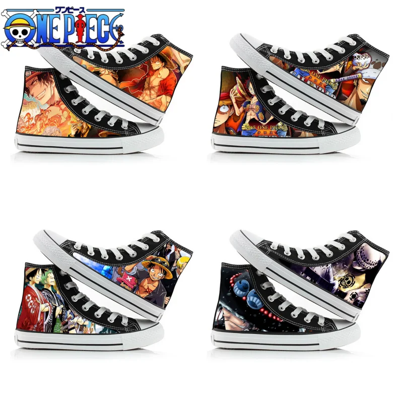 

One Piece anime surrounding Luffy Sauron red-haired canvas shoes new high-value all-match creative men's and women's shoes gift