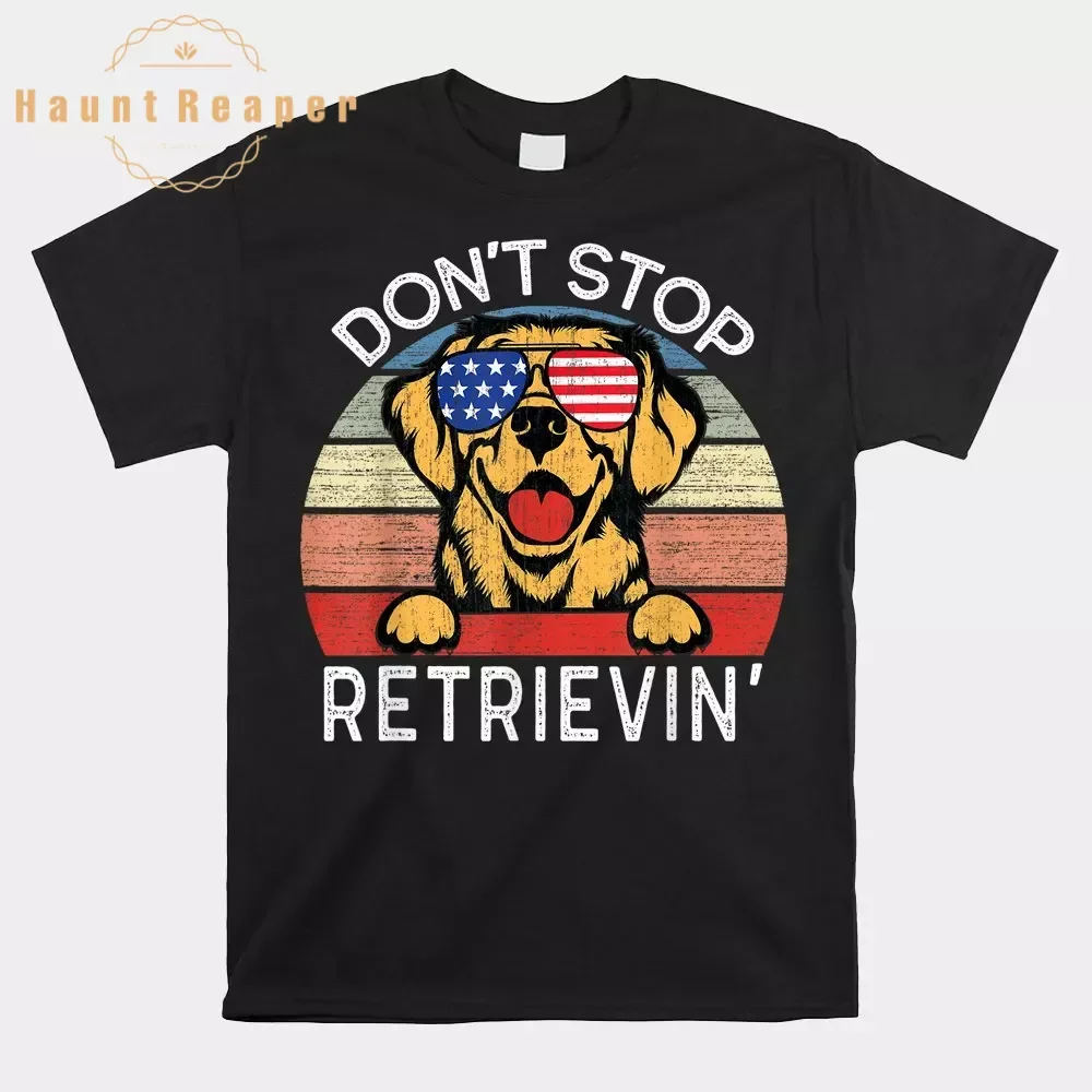 Мужская футболка Haunt Reaper с изображением собаки золотистого ретривера