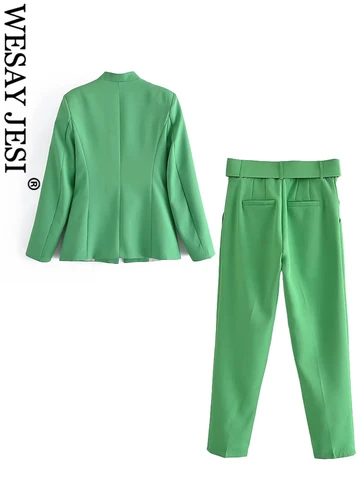 WESAY JESI женский брючный костюм из полиэстера