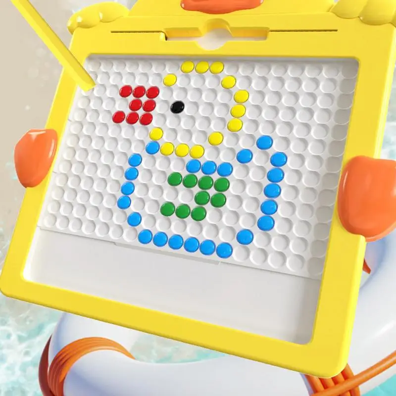 

Magnetic Beads Painting Boards Reusable Driving Beads Drawing Pad Thinking Concentration Training Christmas Gifts for Boys Girls