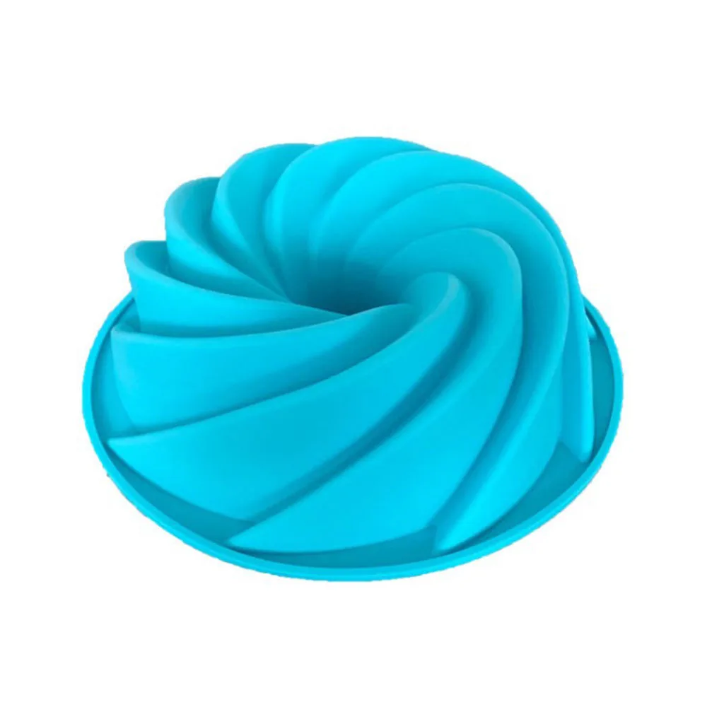 Новинка большая круглая силиконовая форма для выпечки торта хлеба многоразовая