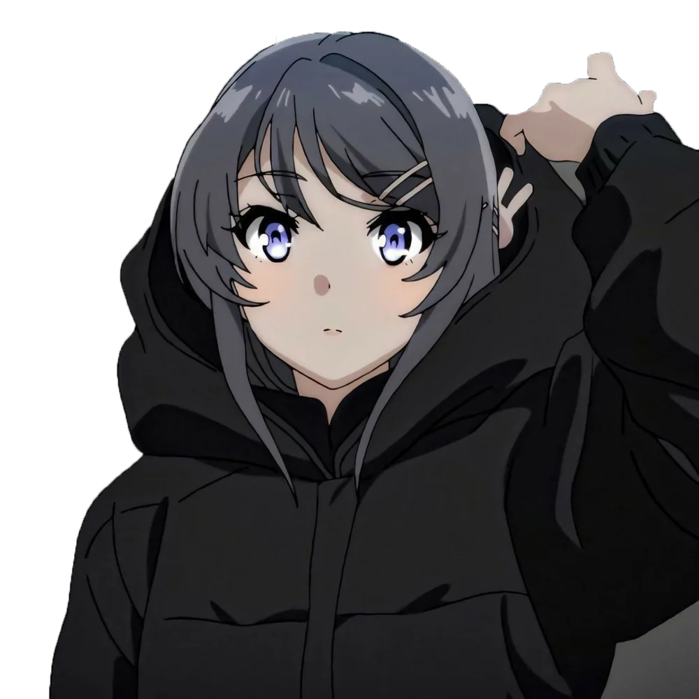

Толстовка с капюшоном Mai Sakurajima Bunny Girl Senpai, Погодостойкая аниме наклейка на машину 3, 6, 8, 3 размера на выбор.