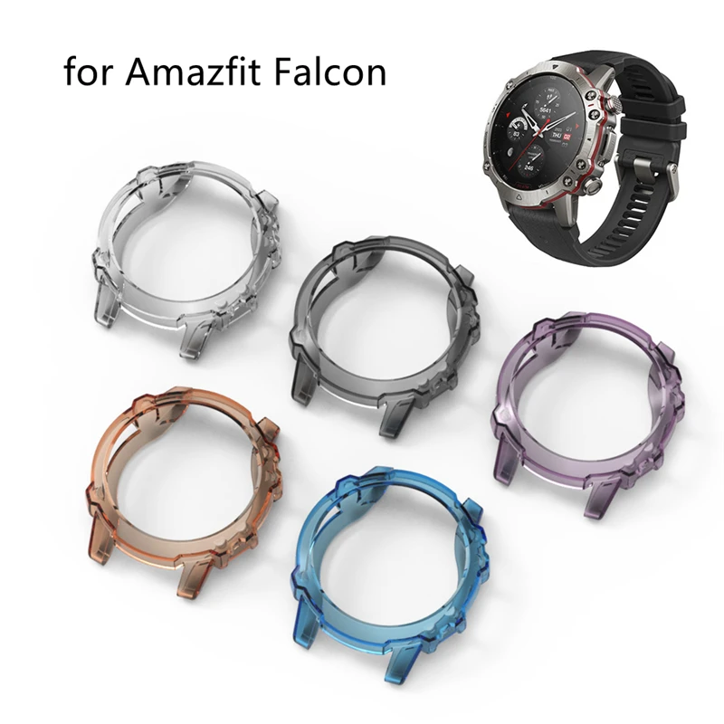 

Защитная задняя крышка для часов Amazfit Falcon, задняя крышка для Huami Amazfit Falcon, мягкая защитная крышка из ТПУ, рамка для бампера