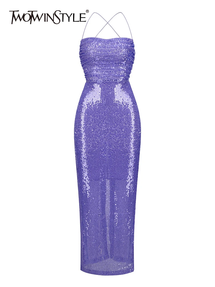 

Женское облегающее платье twotwin2, летнее платье с квадратным воротником, без рукавов, с открытыми плечами