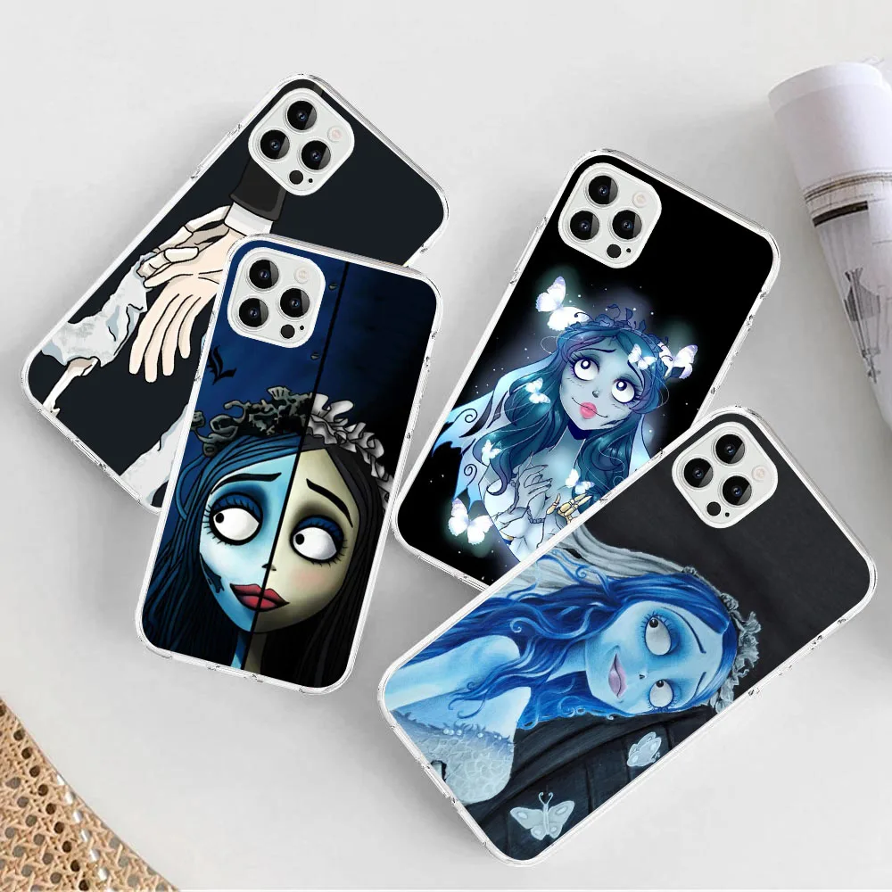 BK-11 Corpse Bride Silicone Case For Moto E20 E30 G24 G5 G5S E6 E6S E6i E7 E7i G10 Play GO Plus Power