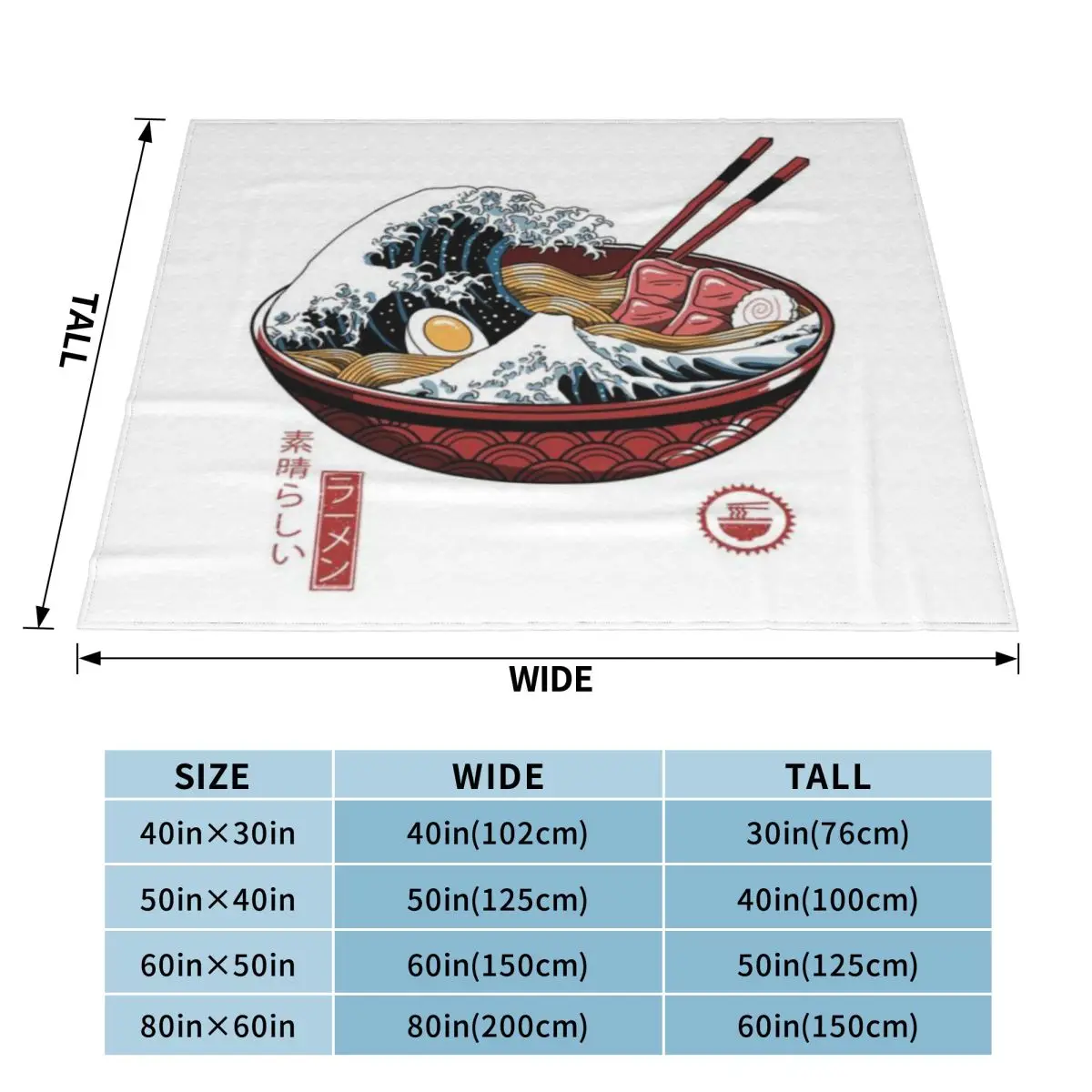 Отличное белое ультрамягкое одеяло из микрофлиса Ramen Wave