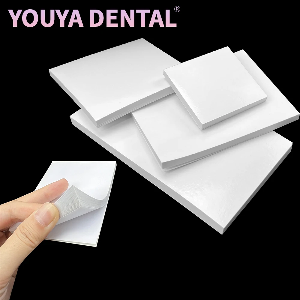 50 шт./книжка Стоматологическая одноразовая смешивающая бумага S/M/L цементная