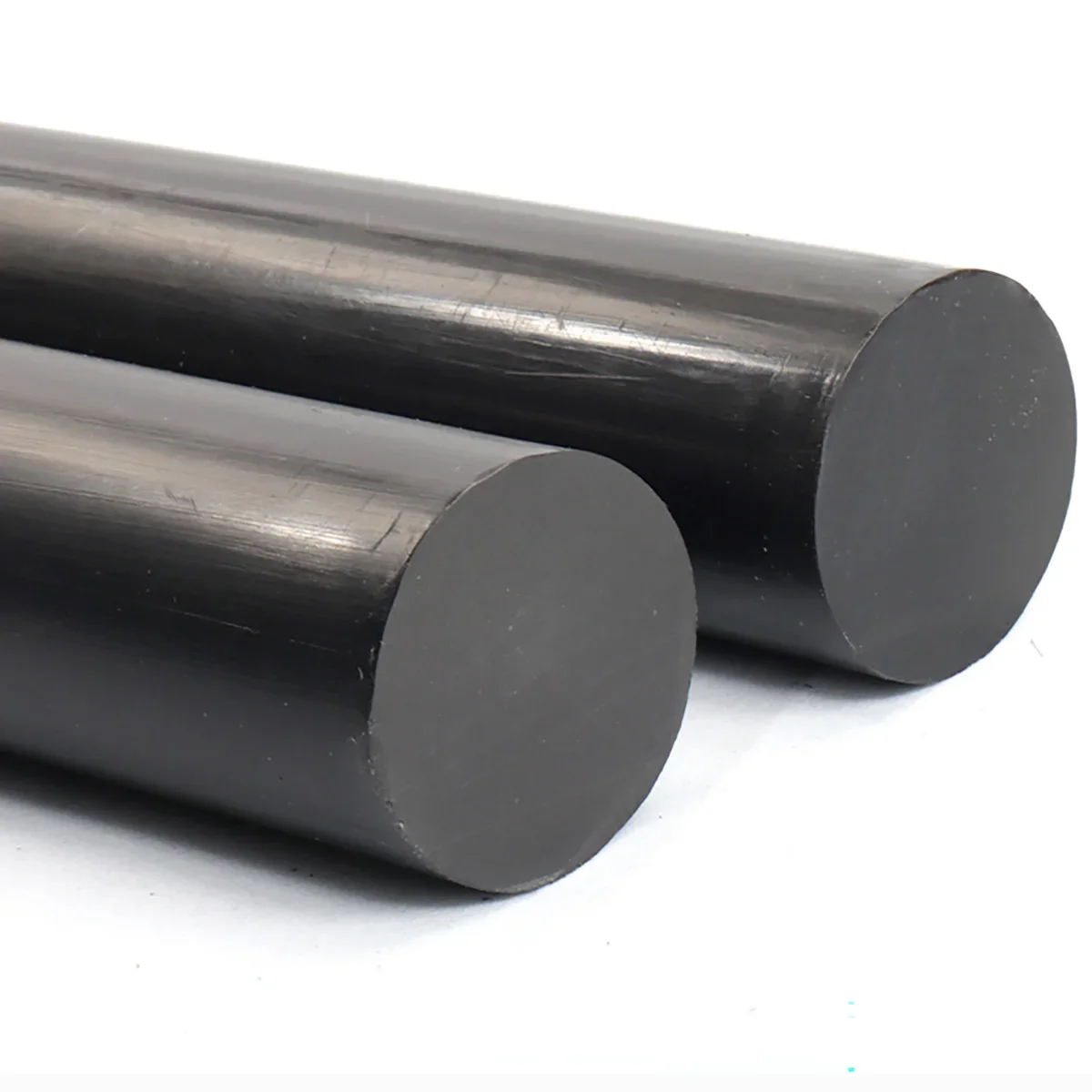 1 шт. черный стержень из ПТФЭ политетрафторэтиленовый экологически чистый