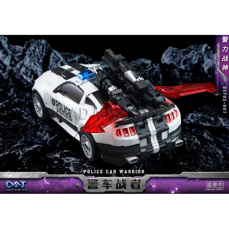 Фото Новые игрушки Dream Star Toys DST02-007: Мощный Бог Войны, Полицейский Бог Войны, Воин-полицейский на машине, Коллекционные фигурки, Подарки №4