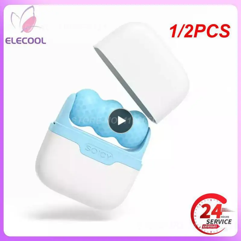 

1/2PCS New Arrival Ice Roller Soicy S30 Skin Cooling Facial Roller W V Wavy Skin Relax Tightening Massager With Protective Box